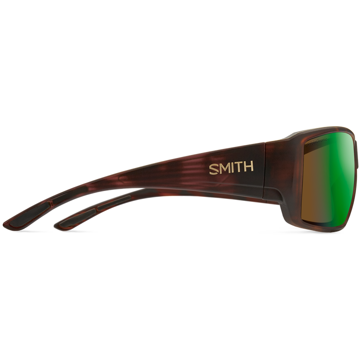 Smith Guide's Choice S Sunglasses Matte Tortoise/ChromaPop Glass Polarchromic Brown Green Mirror