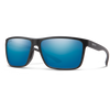Matte Black/ChromaPop Glass Polarized Blue Mirror