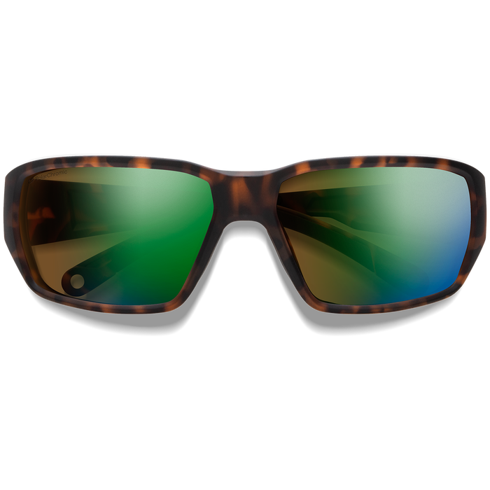 Smith Hookset Sunglasses Matte Tortoise/ChromaPop Glass Polarchromic Brown Green Mirror