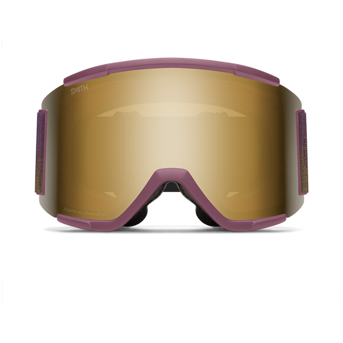 Smith Squad XL Low Bridge Fit Goggles Sprayer/ChromaPop Sun Black Gold Mirror+Chromapop Storm Blue Sensor Mirror