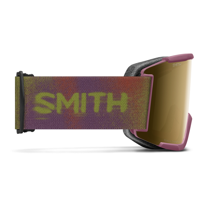 Smith Squad XL Low Bridge Fit Goggles Sprayer/ChromaPop Sun Black Gold Mirror+Chromapop Storm Blue Sensor Mirror