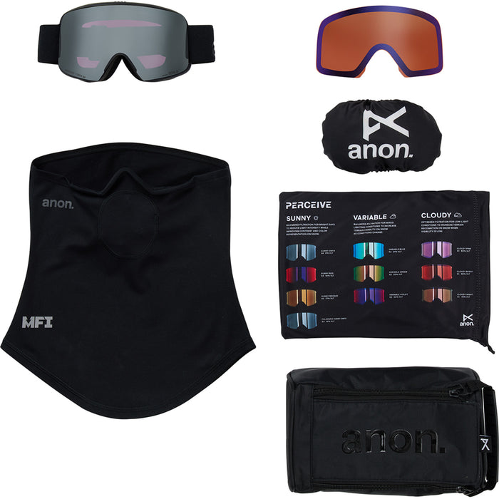 Anon M6 Goggles Smoke/Perceive Sunny Onyx+Perceive Variable Violet