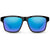 Suncloud A-Team Sunglasses Black/Polarized Blue Mirror