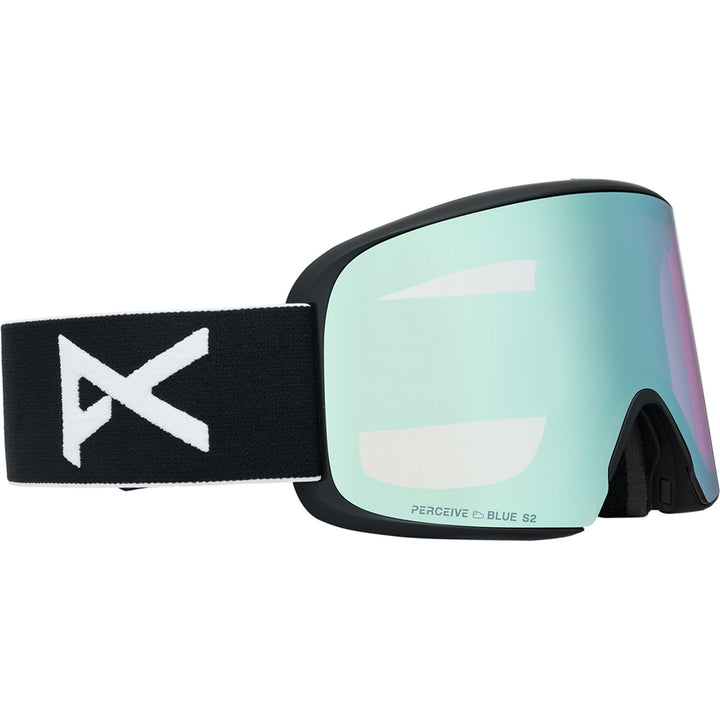 Anon M6 Low Bridge Fit Goggles Black/Perceive Variable Blue+Perceive Cloudy Pink