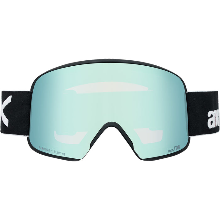 Anon M6 Low Bridge Fit Goggles Black/Perceive Variable Blue+Perceive Cloudy Pink