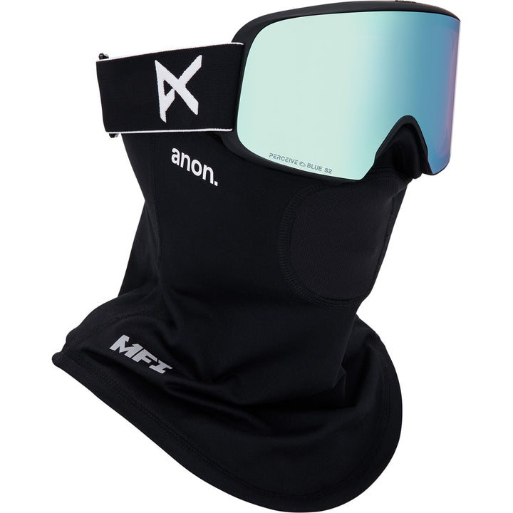 Anon M6 Low Bridge Fit Goggles Black/Perceive Variable Blue+Perceive Cloudy Pink