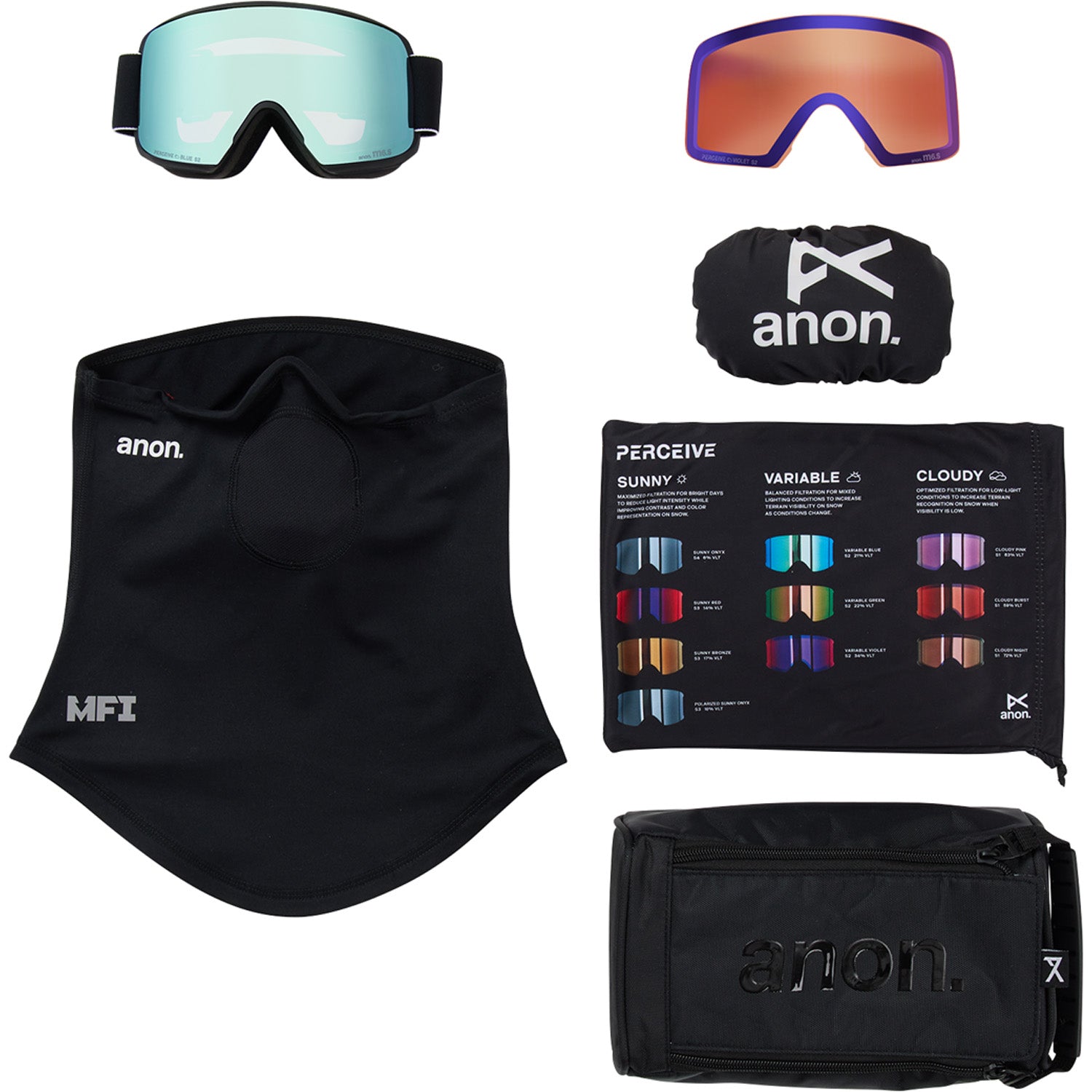 Anon M6S Low Bridge Fit Goggles – evo