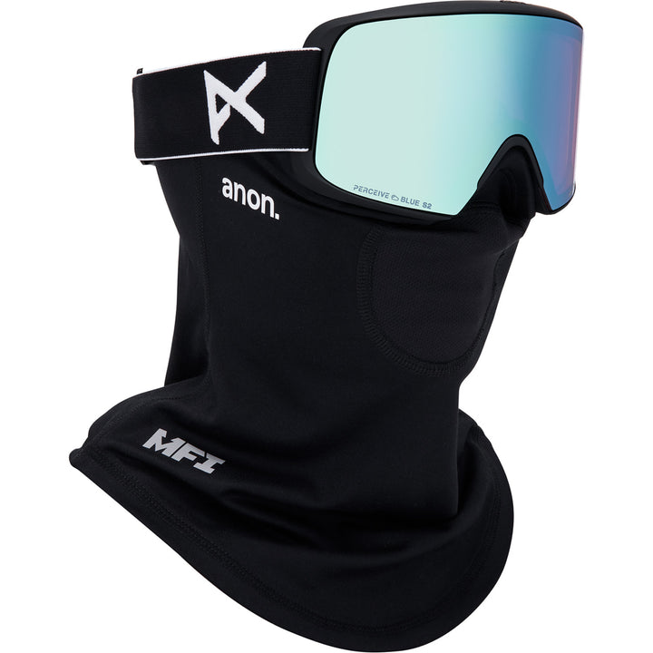 Anon M6S Low Bridge Fit Goggles Black/Perceive Variable Blue+Perceive Cloudy Pink