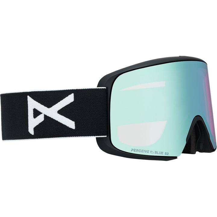 Anon M6S Low Bridge Fit Goggles Black/Perceive Variable Blue+Perceive Cloudy Pink