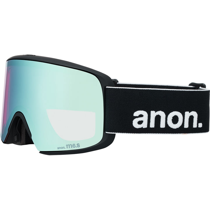 Anon M6S Low Bridge Fit Goggles Black/Perceive Variable Blue+Perceive Cloudy Pink