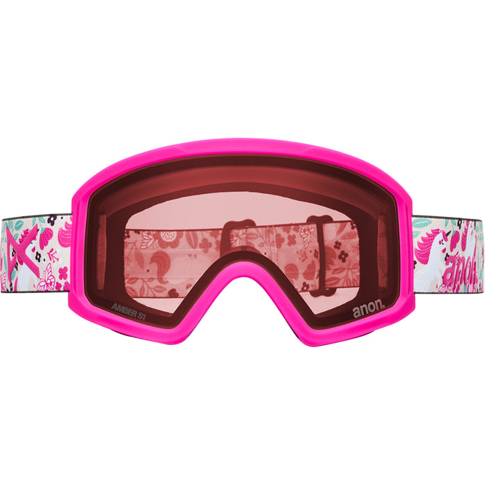 Anon Tracker 2.0 MFI Goggles - Kids' Unicorns/Pink Amber