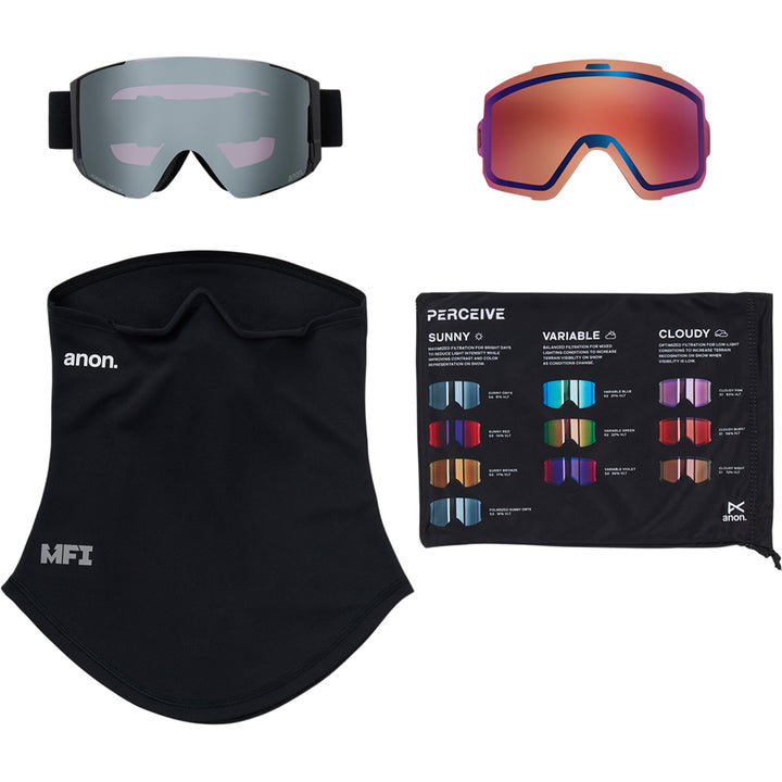 Anon Sync MFI Goggles Smoke/Perceive Sunny Onyx+Perceive Variable Violet