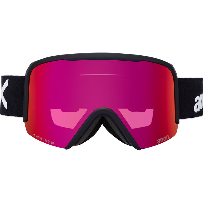 Anon Nesa MFI Goggles Black/Perceive Sunny Red+Perceive Cloudy Burst