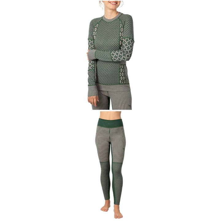 Kari Traa Smekker Long-Sleeve Top + High Waist Pants - Women's