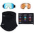 Anon Sync MFI Low Bridge Fit Goggles Black/Perceive Variable Blue+Perceive Cloudy Pink