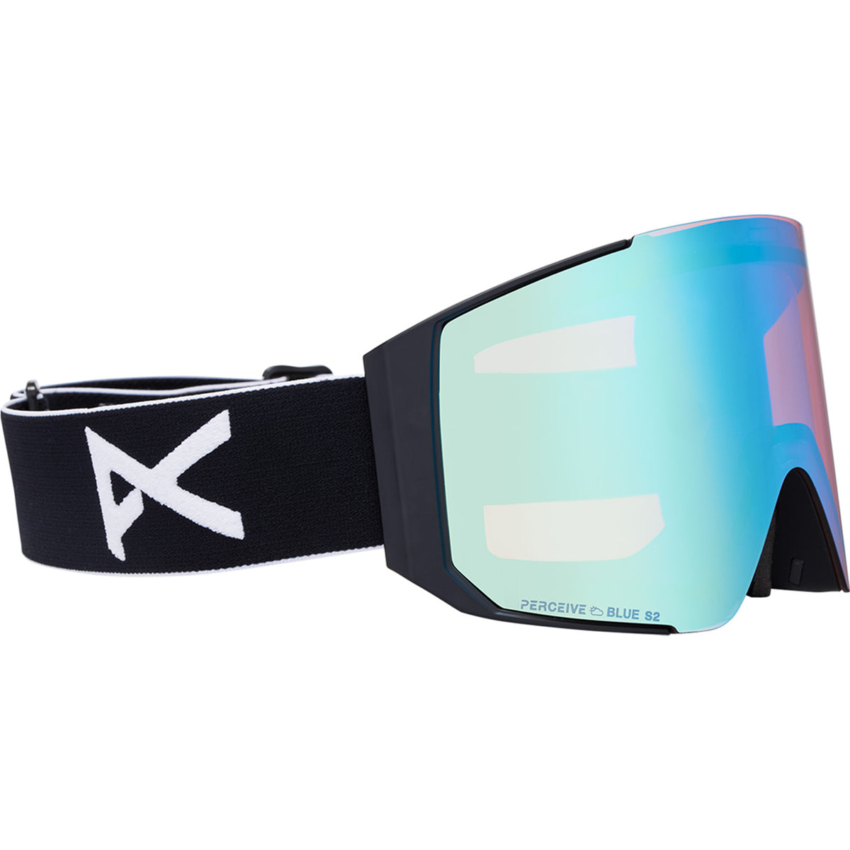 Anon Sync MFI Low Bridge Fit Goggles Black/Perceive Variable Blue+Perceive Cloudy Pink