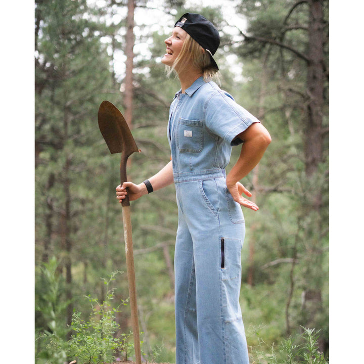 Ripton Thundersuit Coveralls - Women's Light Wash