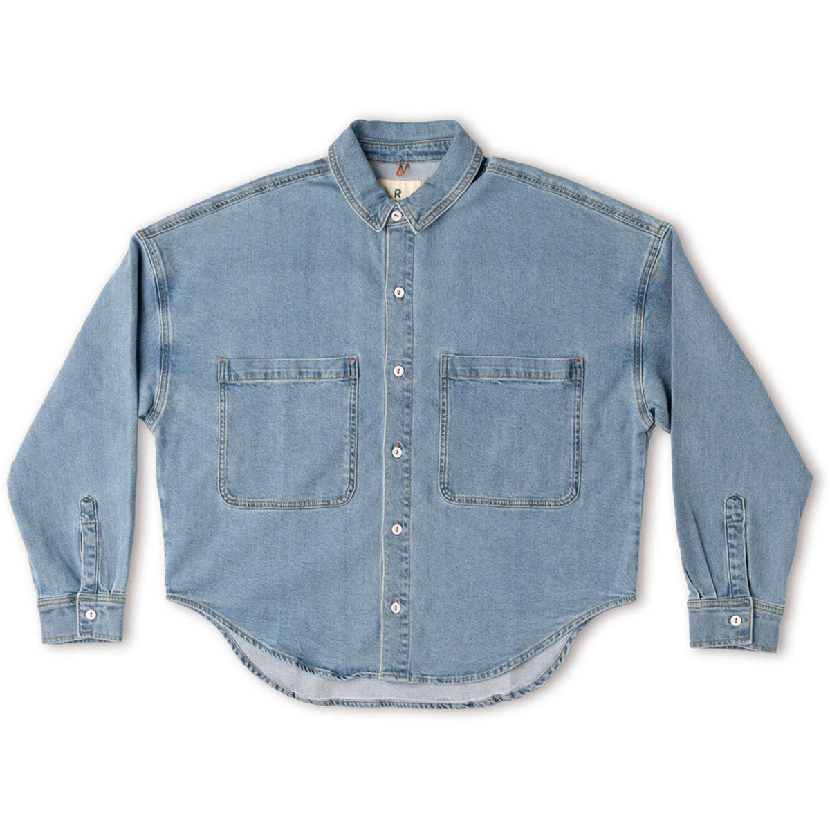 Ripton Hayai Jean Shirt - Women's Light Wash