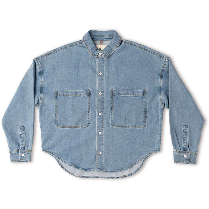 Ripton Hayai Jean Shirt - Women's Light Wash