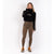 Eivy Peg Zip Cropped Fleece - Women's Black