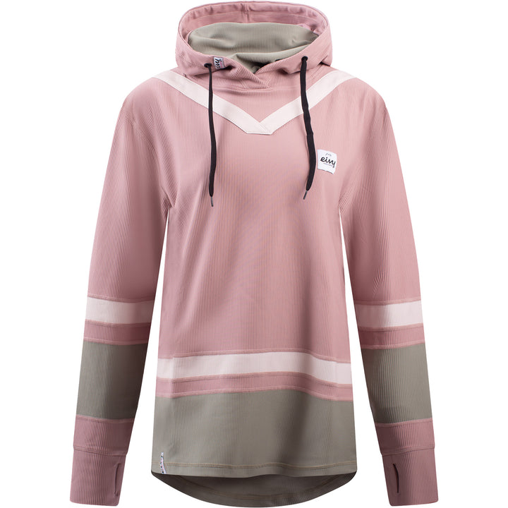 Eivy Boyfriend Fit Hoodie Rib Top - Women's Faded Blocks