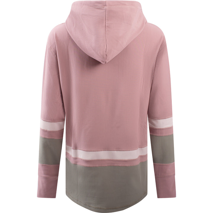 Eivy Boyfriend Fit Hoodie Rib Top - Women's Faded Blocks