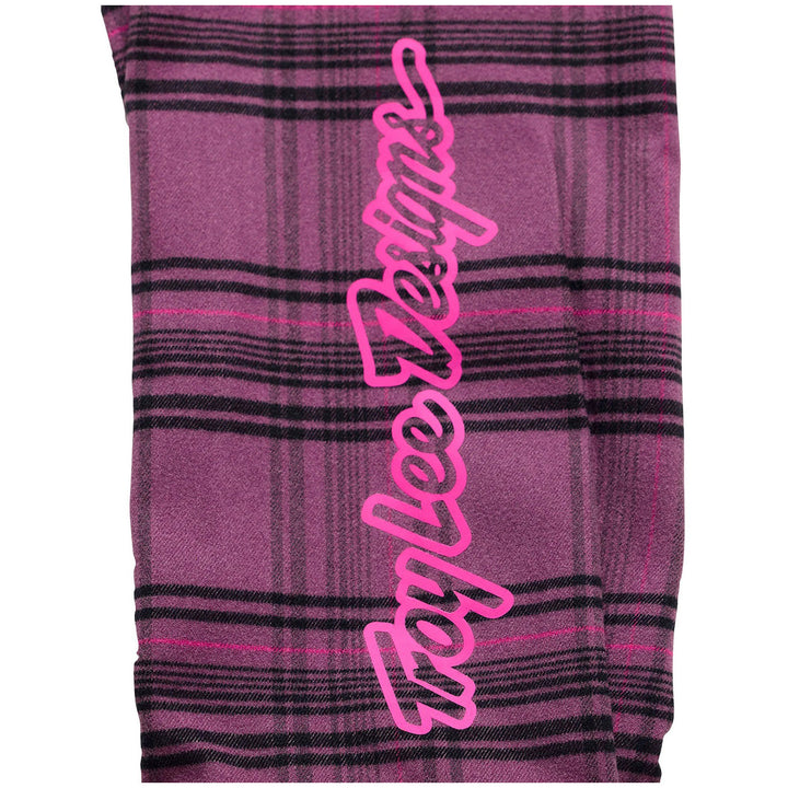 Troy Lee Designs Grind Flannel YD Plaid Deep Purp