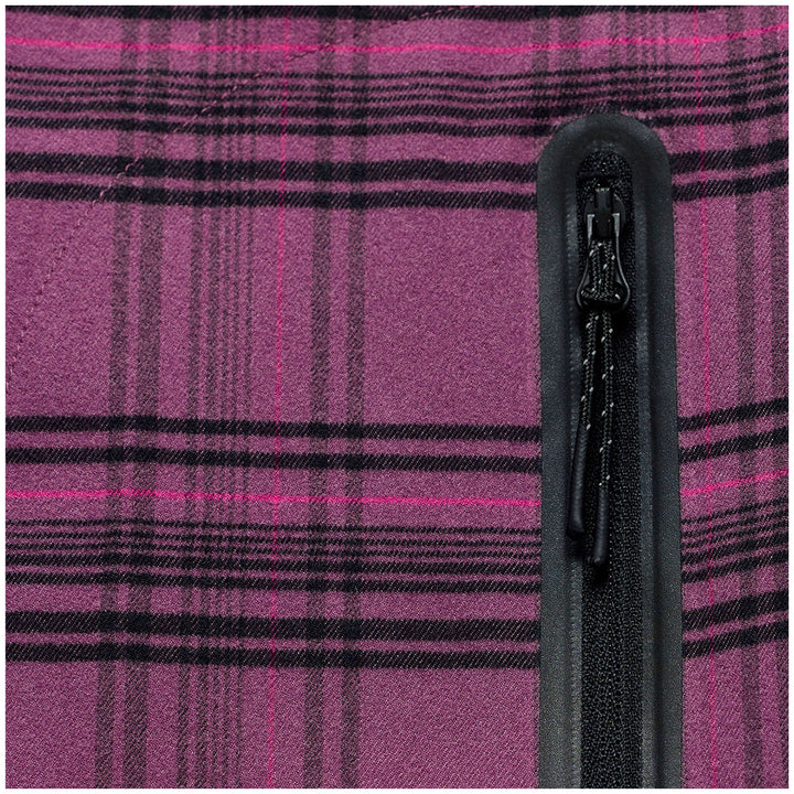 Troy Lee Designs Grind Flannel YD Plaid Deep Purp