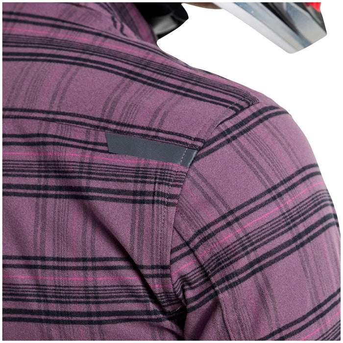 Troy Lee Designs Grind Flannel YD Plaid Deep Purp