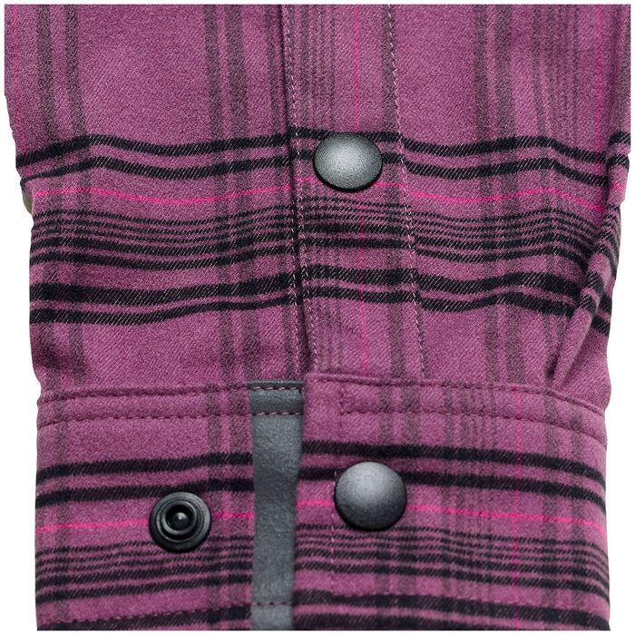 Troy Lee Designs Grind Flannel YD Plaid Deep Purp