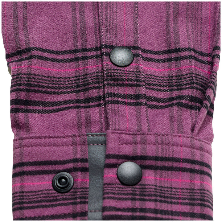 Troy Lee Designs Grind Flannel YD Plaid Deep Purp