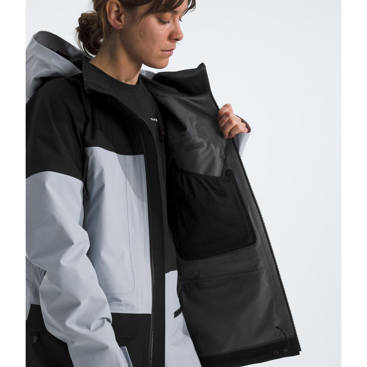 The North Face Summit Verbier GTX Jacket - Women's TNF Black/Blue Flax