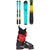 Rossignol Sender Free 92 Skis + Xpress 11 Bindings + Atomic Hawx Ultra 100 GW Ski Boots
