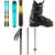 Rossignol Sender Free 92 Skis + Xpress 11 Bindings + Rossignol Evo 70 HV+ Ski Boots 2026 + evo Merge Ski Poles