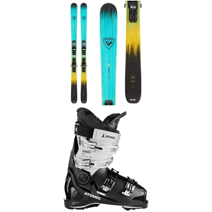 Rossignol Sender Free 92 Skis + Xpress 11 Bindings + Atomic Hawx Ultra 85 GW Ski Boots - Women's