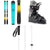 Rossignol Sender Free 92 Skis + Xpress 11 Bindings + Rossignol Kelia 50 Ski Boots - Women's + evo Merge Ski Poles