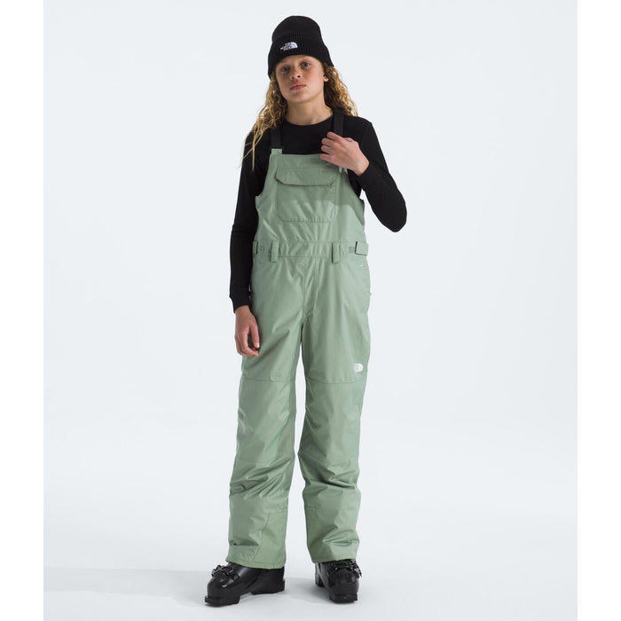 The North Face Teen Freedom Insulated Bibs - Kids' Slate Moss