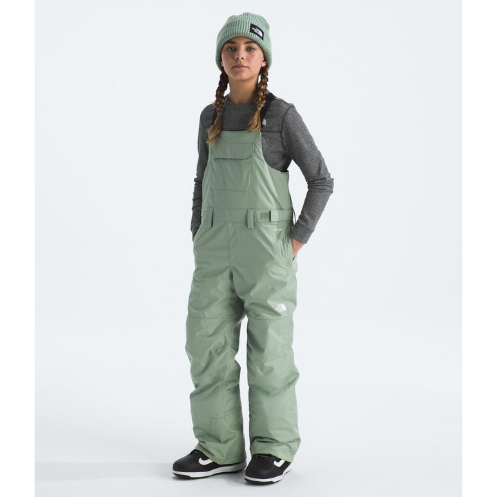 The North Face Teen Freedom Insulated Bibs - Kids' Slate Moss