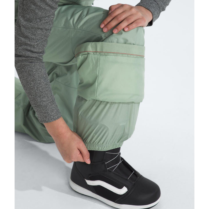 The North Face Teen Freedom Insulated Bibs - Kids' Slate Moss