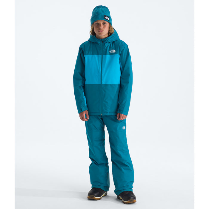 The North Face Freedom Insulated Jacket - Boys' Dusk Blue/Meridian Blue