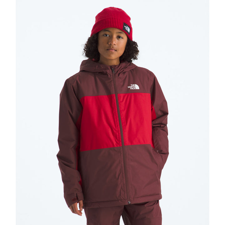 The North Face Freedom Insulated Jacket - Boys' Sumac/Tnf Red
