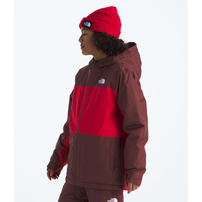 The North Face Freedom Insulated Jacket - Boys' Sumac/Tnf Red