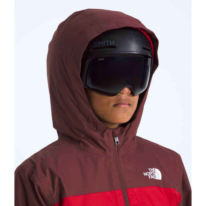 The North Face Freedom Insulated Jacket - Boys' Sumac/Tnf Red