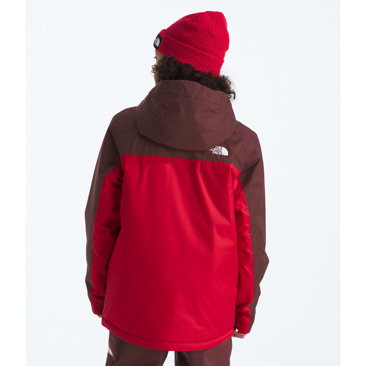 The North Face Freedom Insulated Jacket - Boys' Sumac/Tnf Red