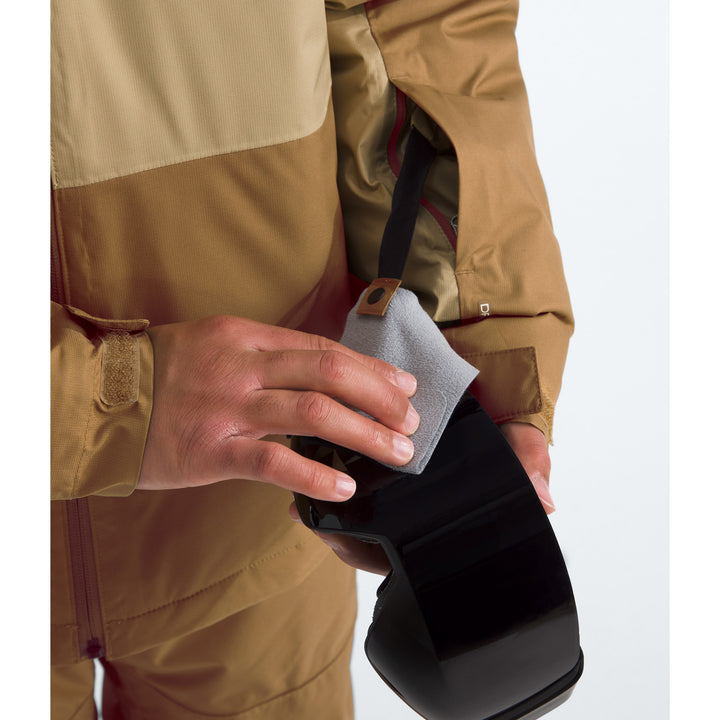The North Face Freedom Insulated Jacket - Boys' Utility Brown/Khaki Stone