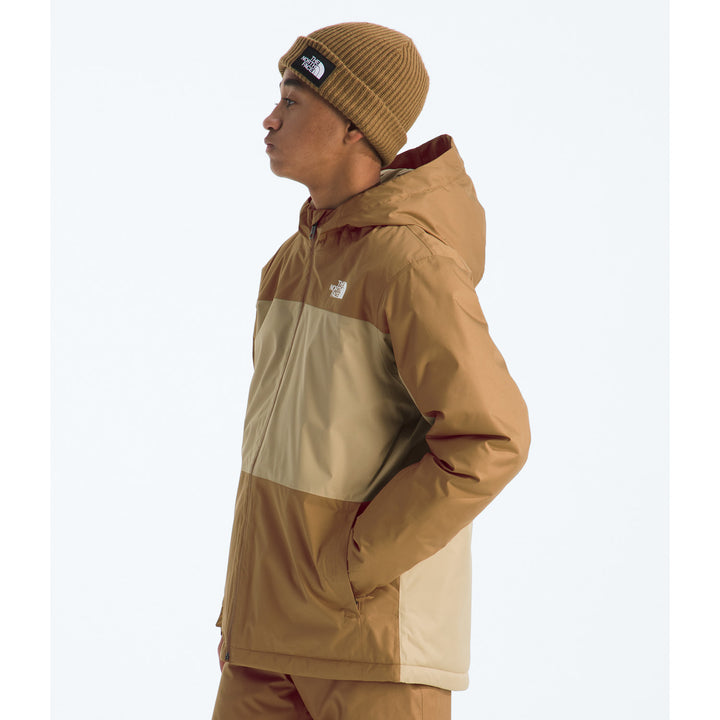 The North Face Freedom Insulated Jacket - Boys' Utility Brown/Khaki Stone