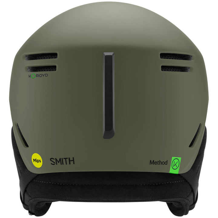 Smith Method MIPS Round Contour Fit Helmet Matte Fatigue Green