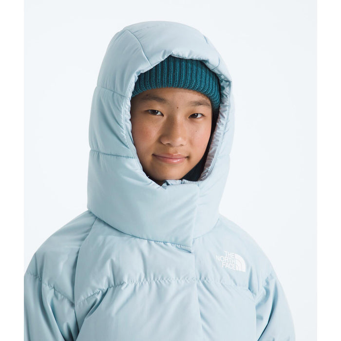 The North Face North Down Hooded Jacket - Girls' Polar Haze