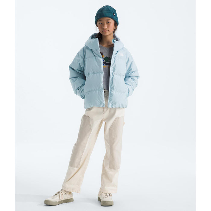 The North Face North Down Hooded Jacket - Girls' Polar Haze