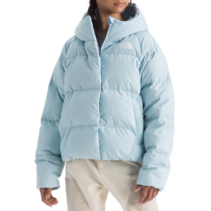 The North Face North Down Hooded Jacket - Girls' Polar Haze